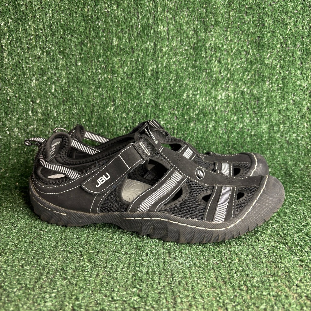 JBU Regal Water Ready Comfort Outdoor Gorpcore Fisherman Sandals Black Women 8.5